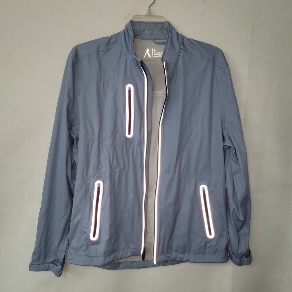 Above the Links Element Elite Performance Golf Jacket Mens Large Blue Waterproof